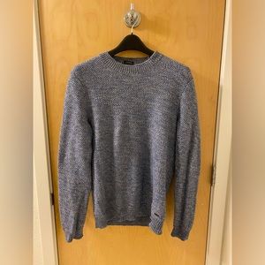 Hugo Boss Blue Knit Sweater